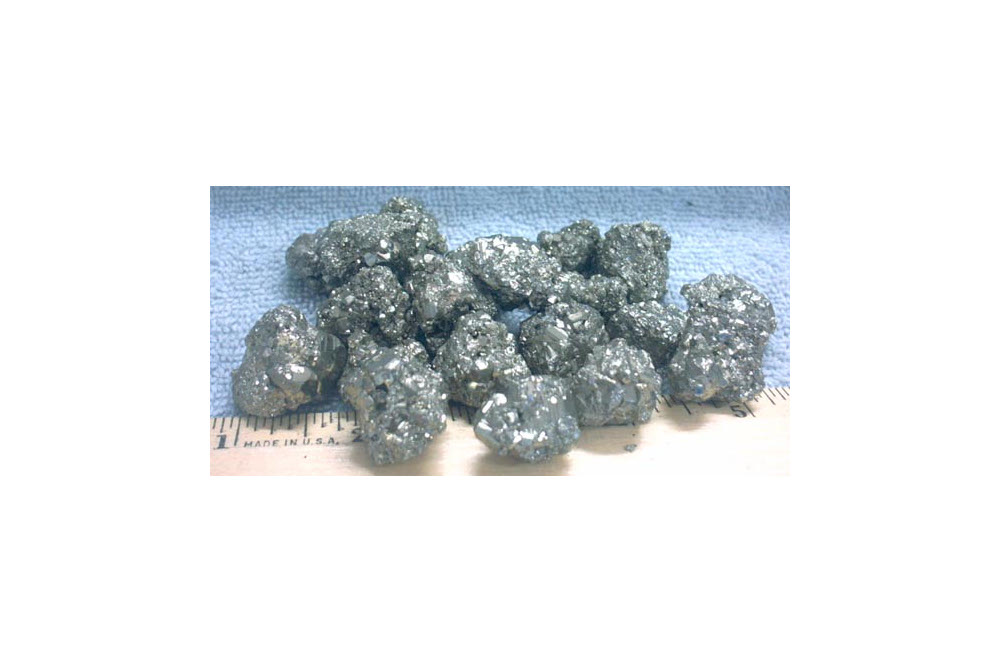 Bag of 20 pyrite nuggets