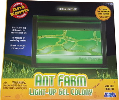 Uncle Milton Light-up Gel Ant Farm