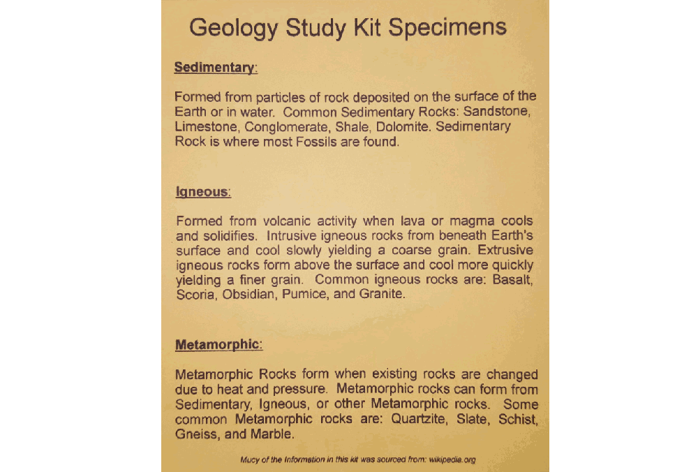 Geology Study Kit