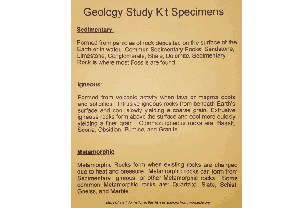 Geology Study Kit